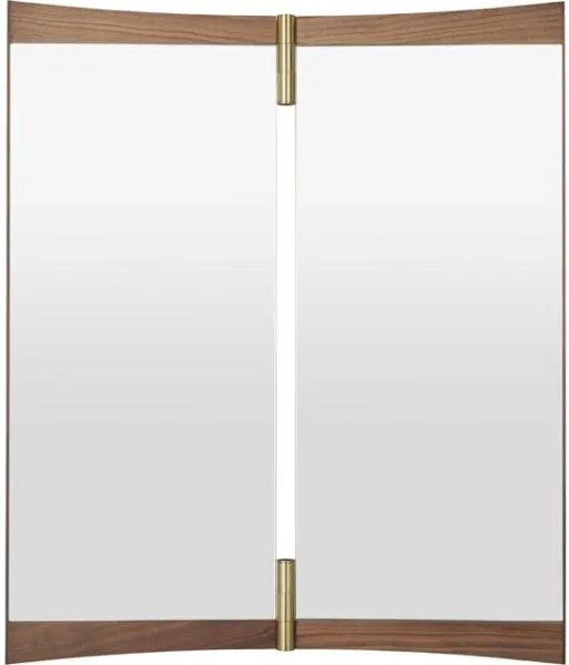 Gubi Vanity 2 Speil Amerikansk Valnøtt