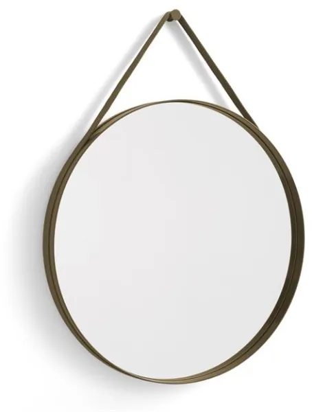 HAY Strap No 2 Speil Ø70 Lysebrun